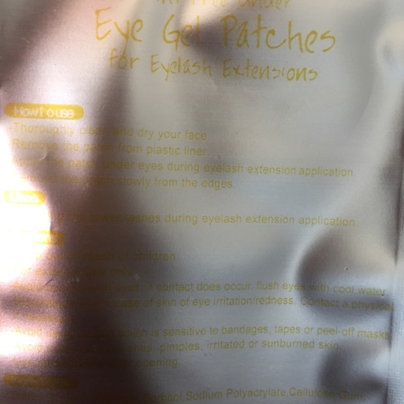 25Eye Gel Patches Eyelash Extensions - Picture 2 of 4
